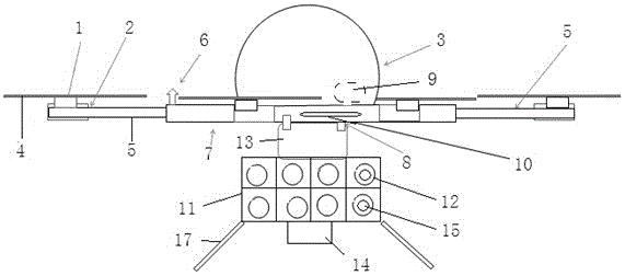 Air-to-surface rocket fire extinguisher and method