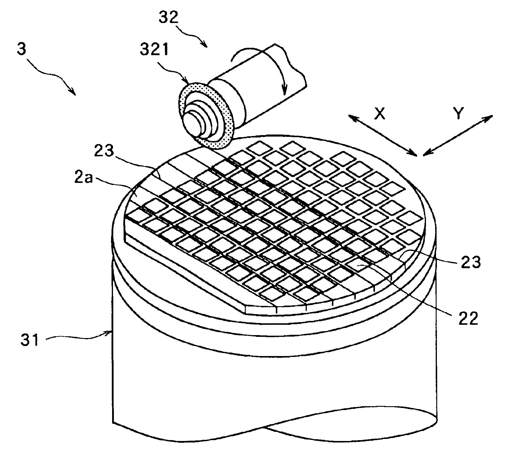 Process for manufacturing a semiconductor chip