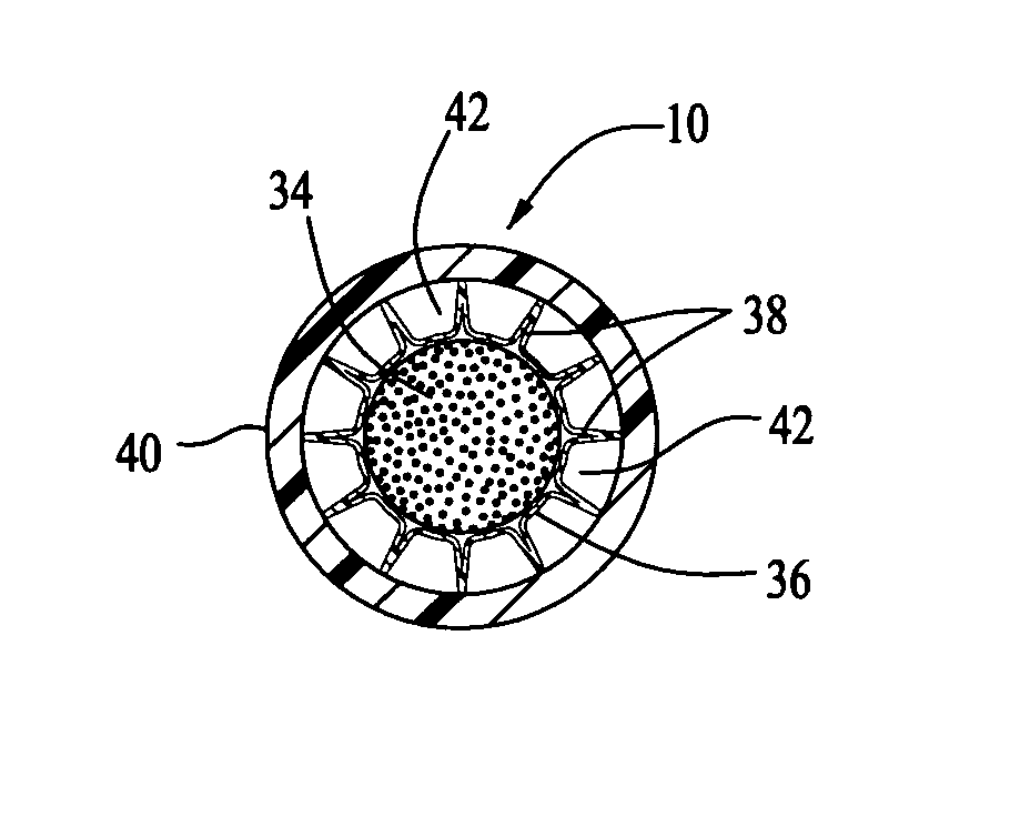 Power cable assembly for water and air-cooled welding torches