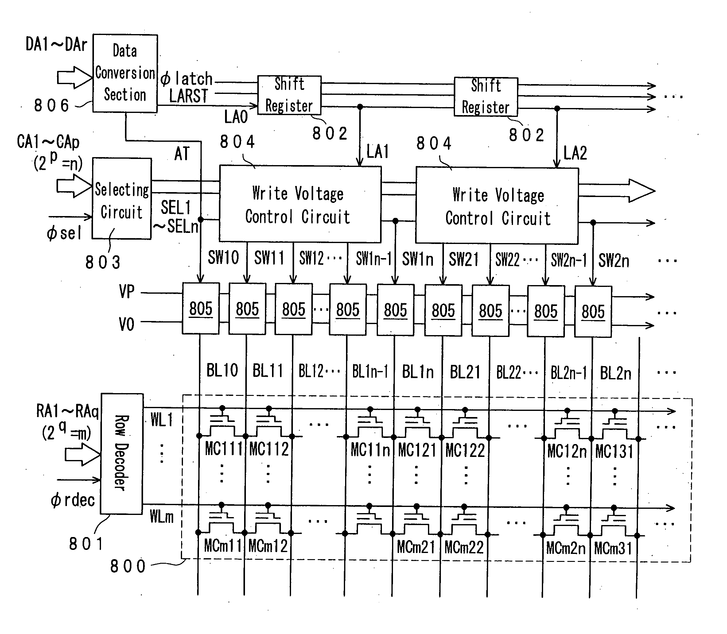 Semiconductor memory device and electronic equipment