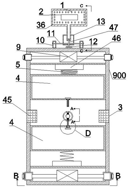 Bridge pier crack width detecting, classifying and marking equipment