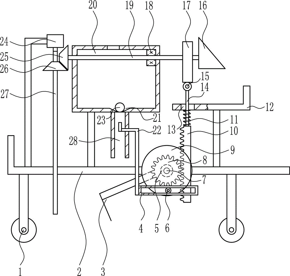 Agricultural digging and sowing integrated equipment