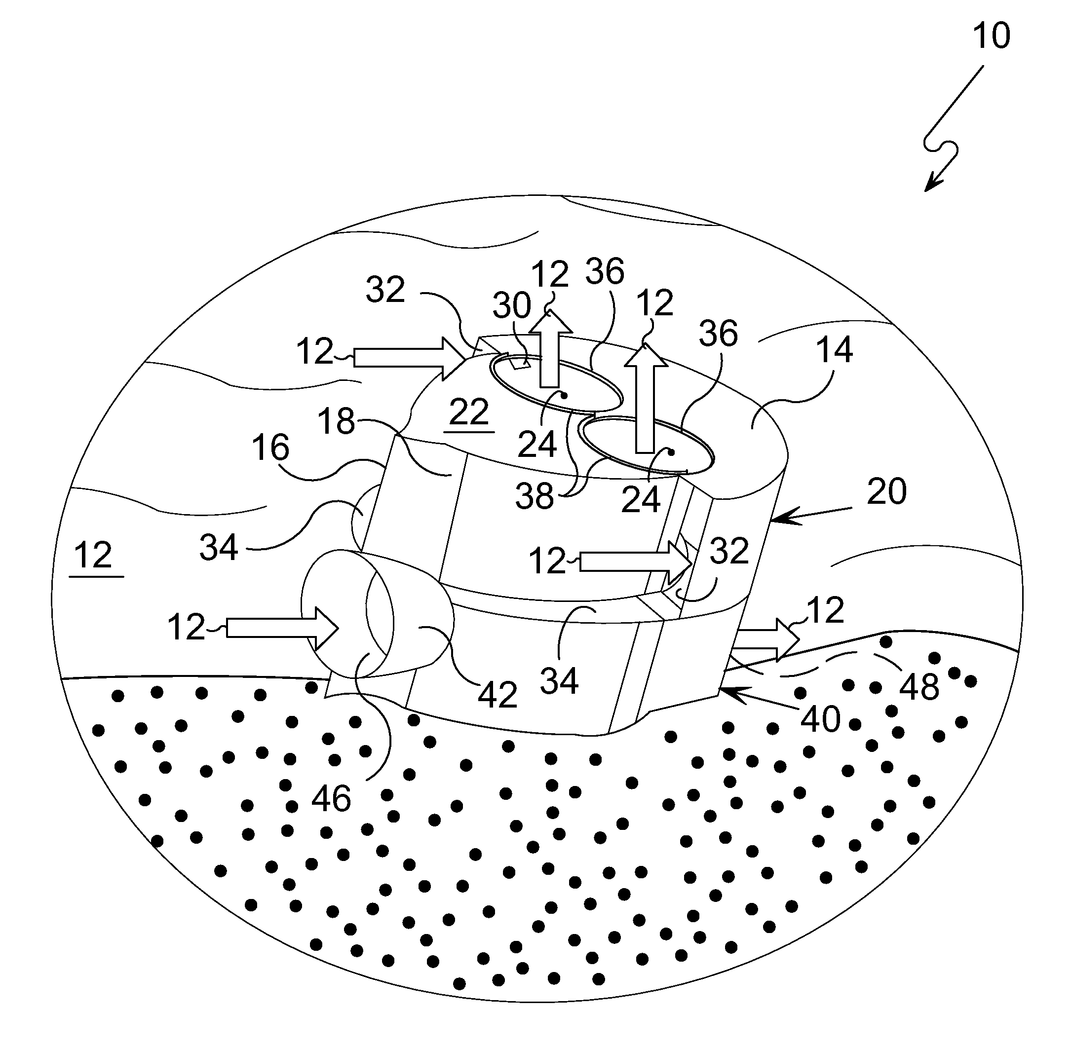 Hydro vortex enabled turbine generator