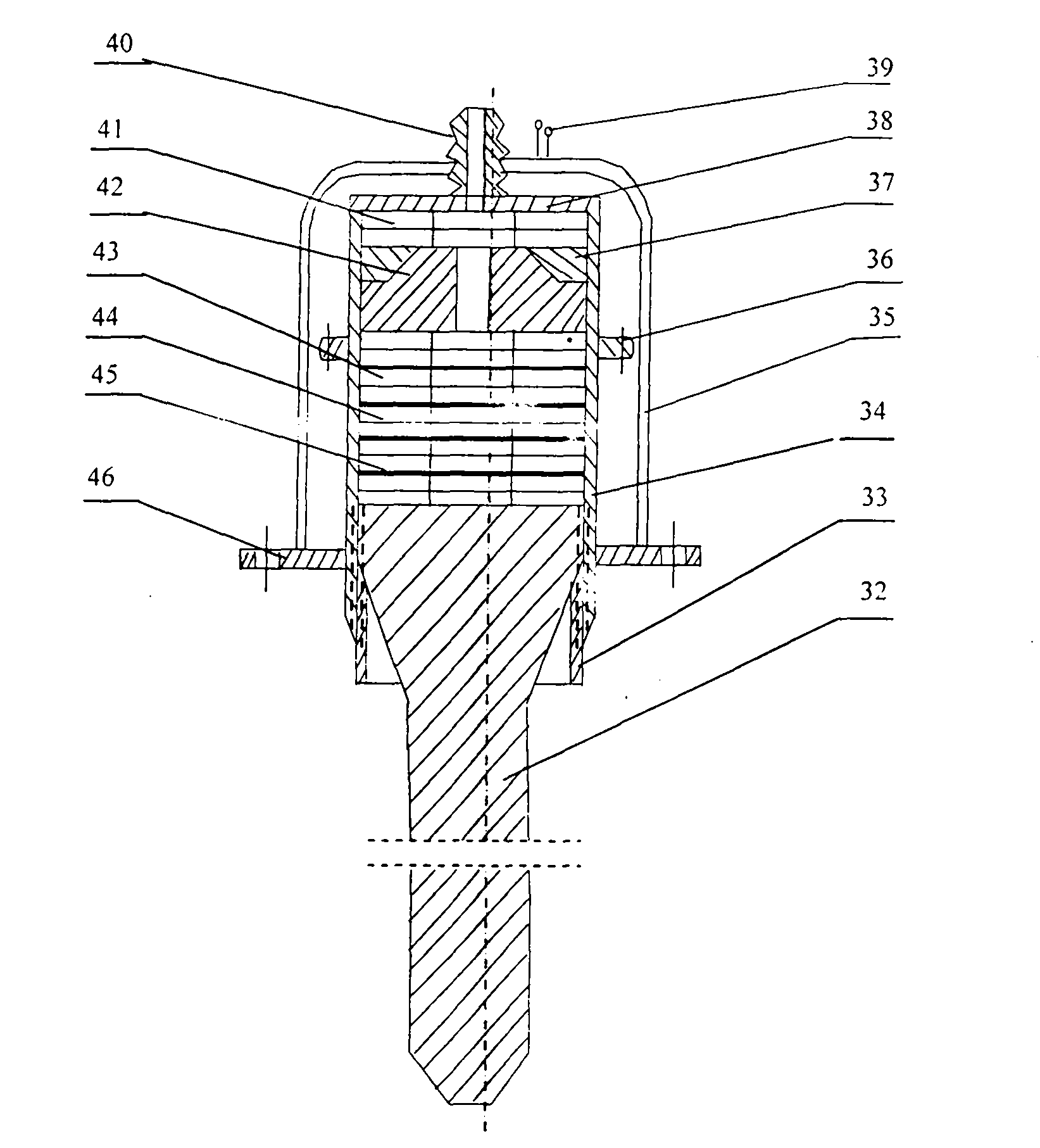 Pretreatment technique and equipment for degrading high-concentration organic waste water by power ultrasonic cavitation