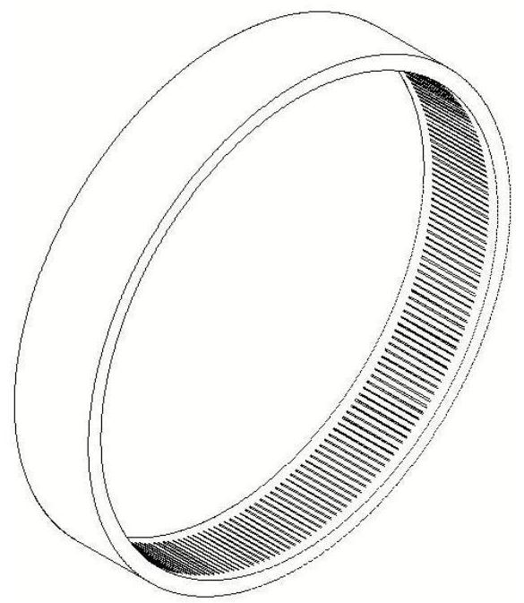 Milling method and indexing clamp for cooling grooves on inner wall of large-diameter water-cooled jacket