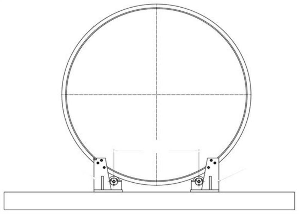 Milling method and indexing clamp for cooling grooves on inner wall of large-diameter water-cooled jacket