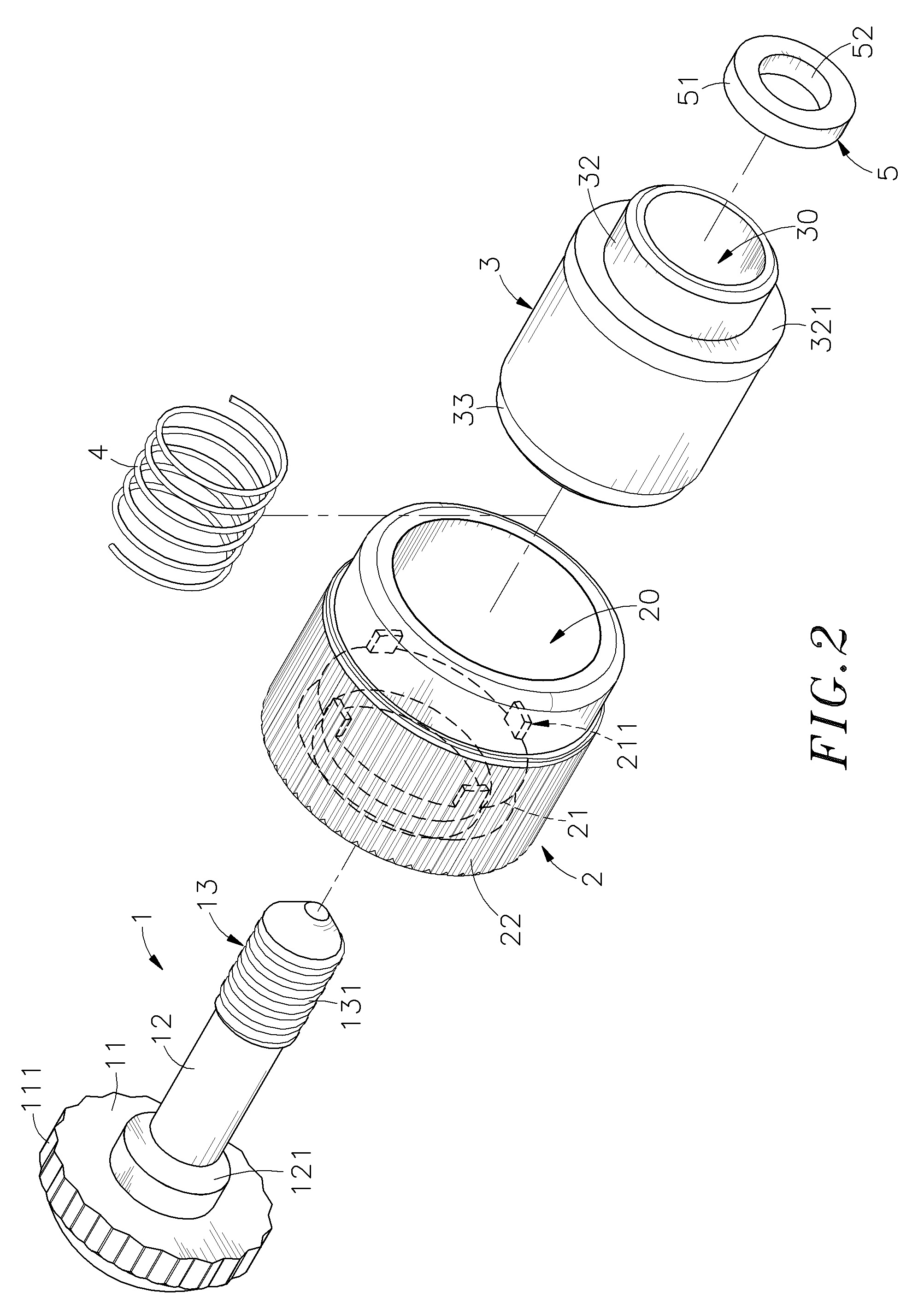 Fastener for joining metal plate members