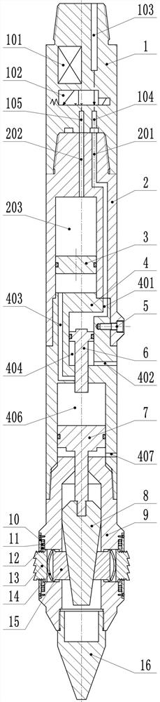 An open hole sidetracking setter for air drilling