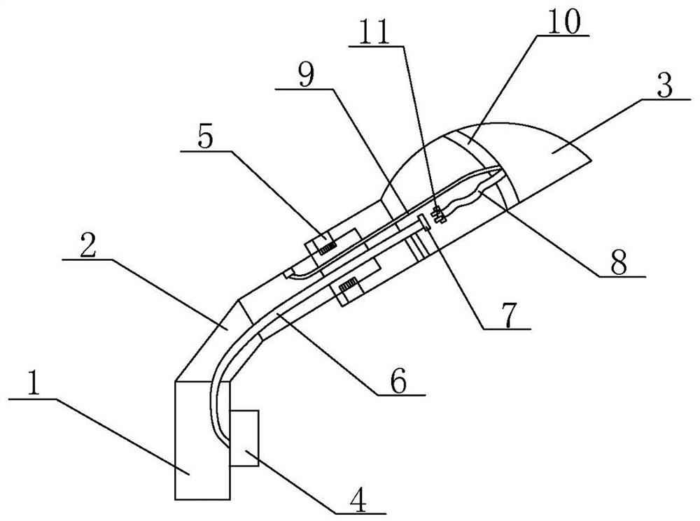 Safety monitoring device for Internet of Things access of street lamp pole