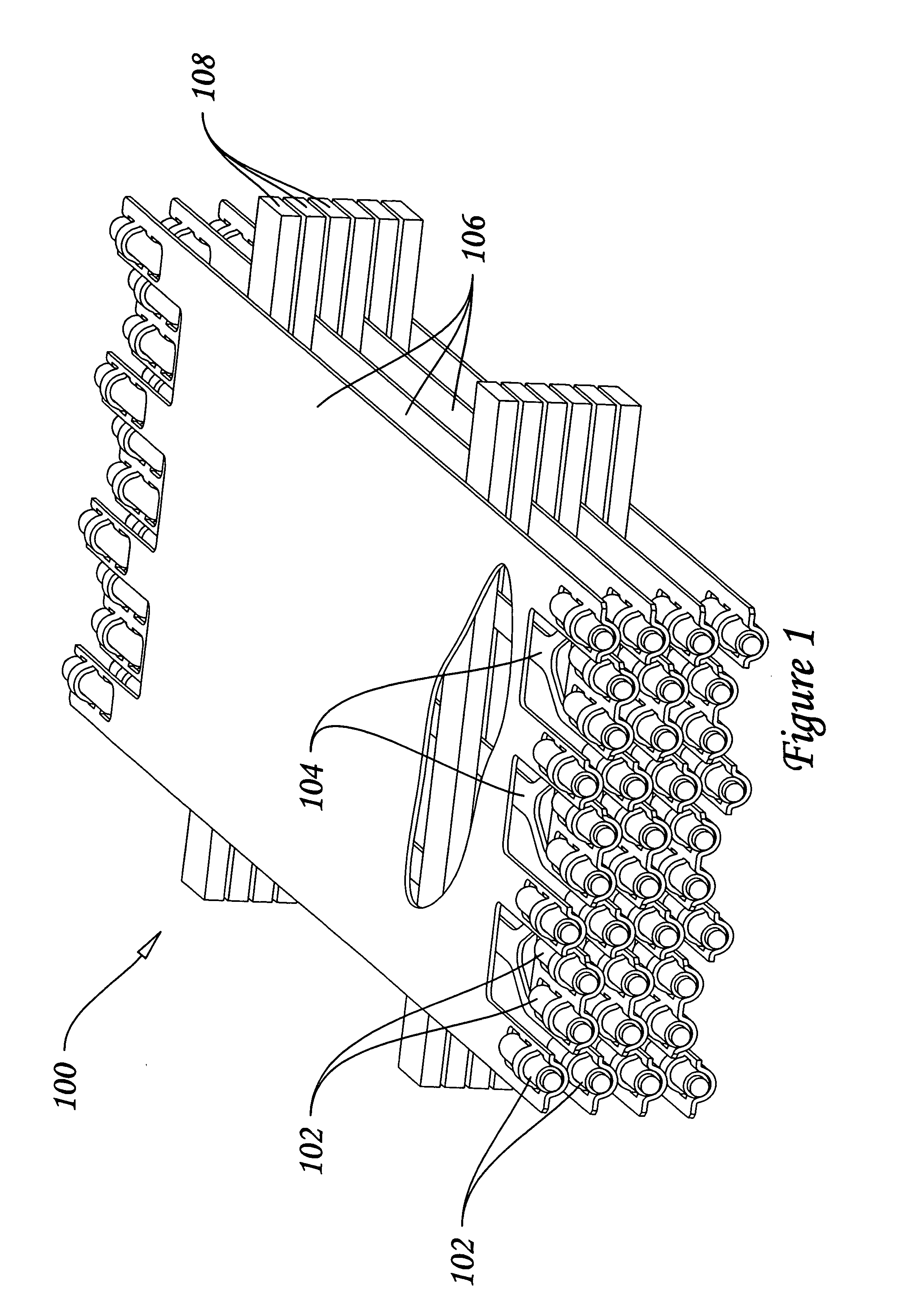 Contact signal blocks for transmission of high-speed signals