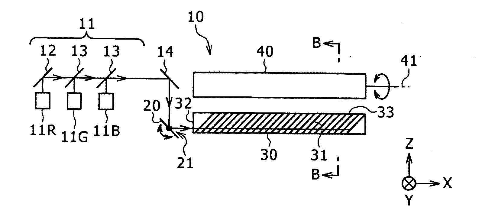 Image display device, head-mounted display, and light beam expanding device