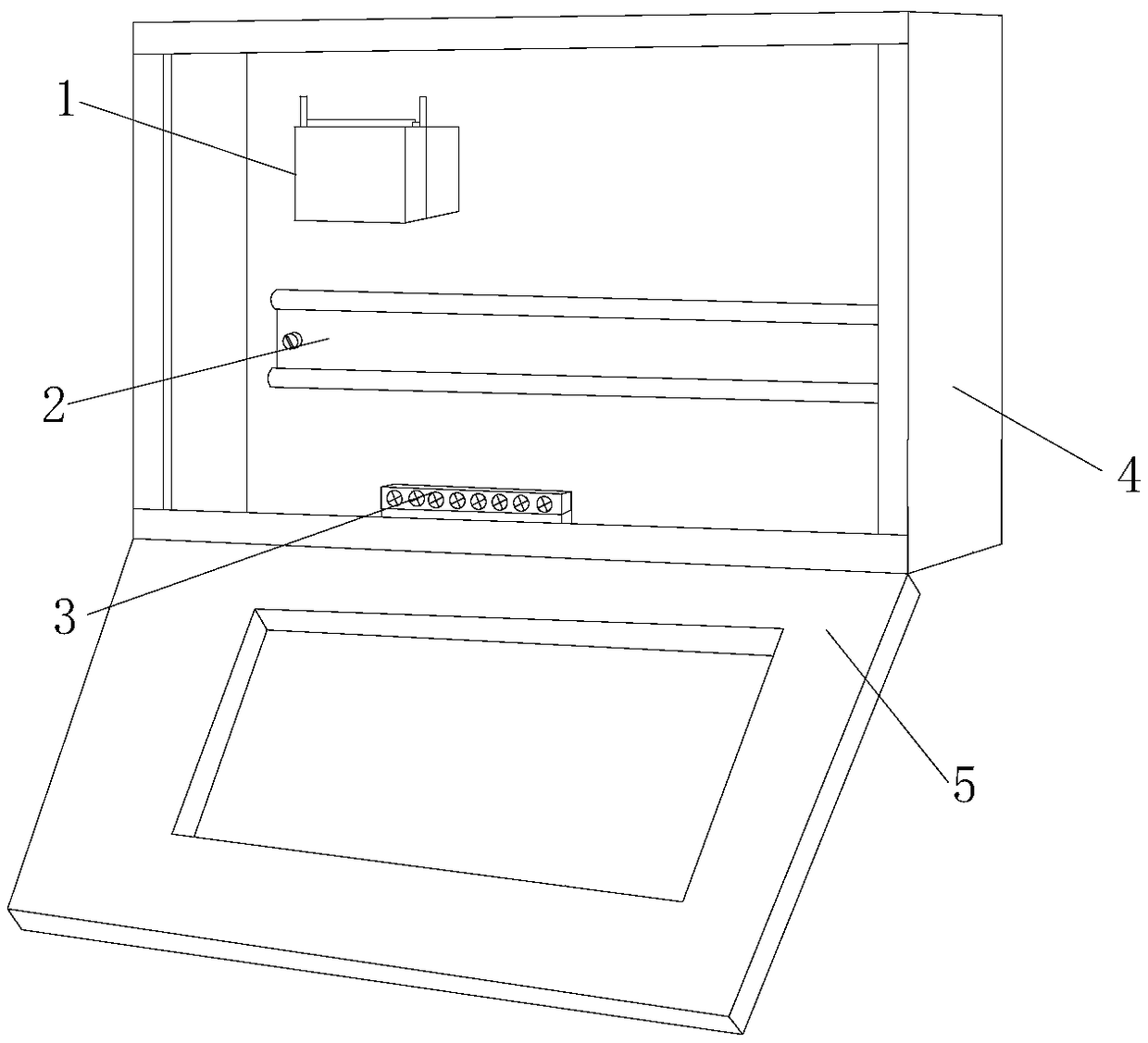 A household bus double-pole double-throw circuit breaker live safety replacement base