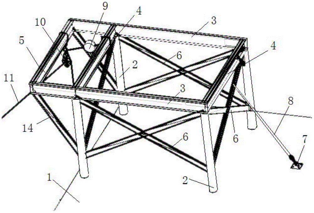 Hoisting equipment and hoisting method for hoisting inner courtyard pipeline