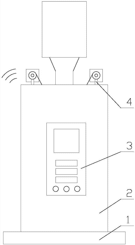 Water dispenser capable of automatically changing water and based on Internet of things