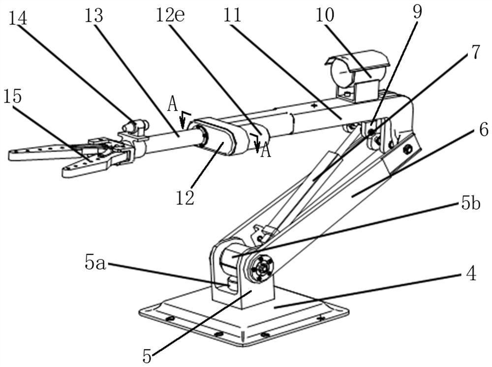 A tracked fire fighting robot