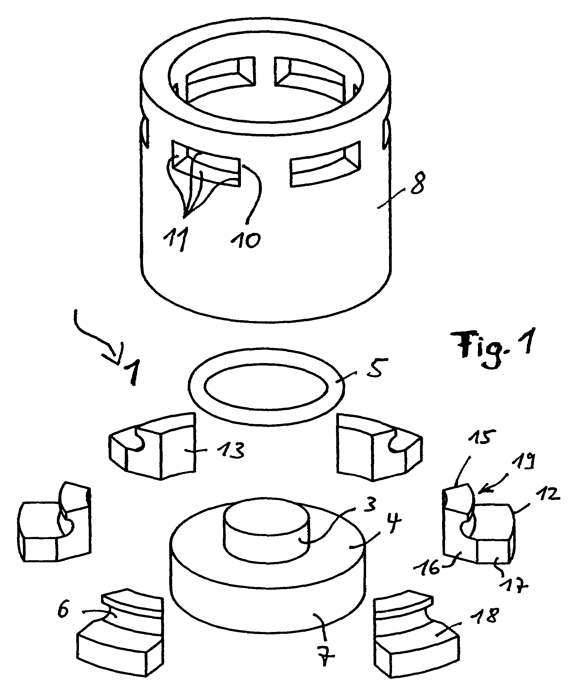 Die for a tool set for mechanical joining