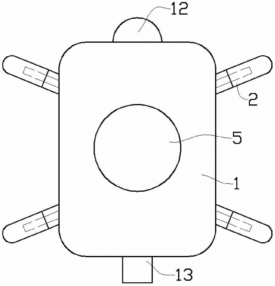 Underwater self-moving aeration device