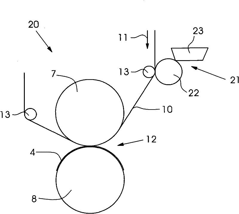 Performing local coating using foil