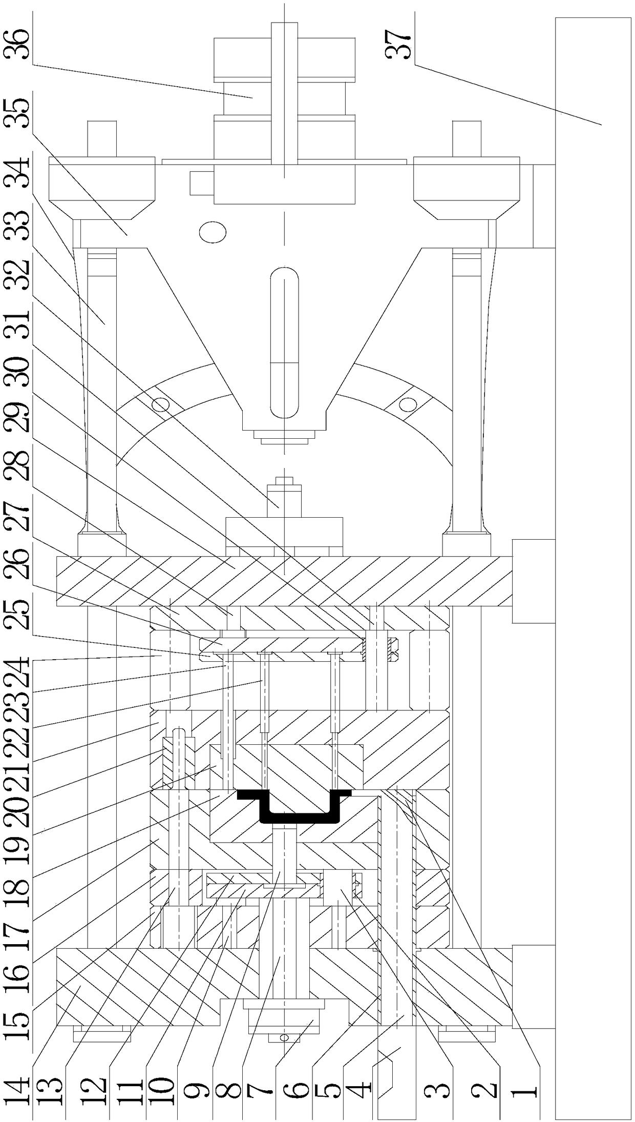 Extrusion die-casting machine and extrusion die-casting process thereof