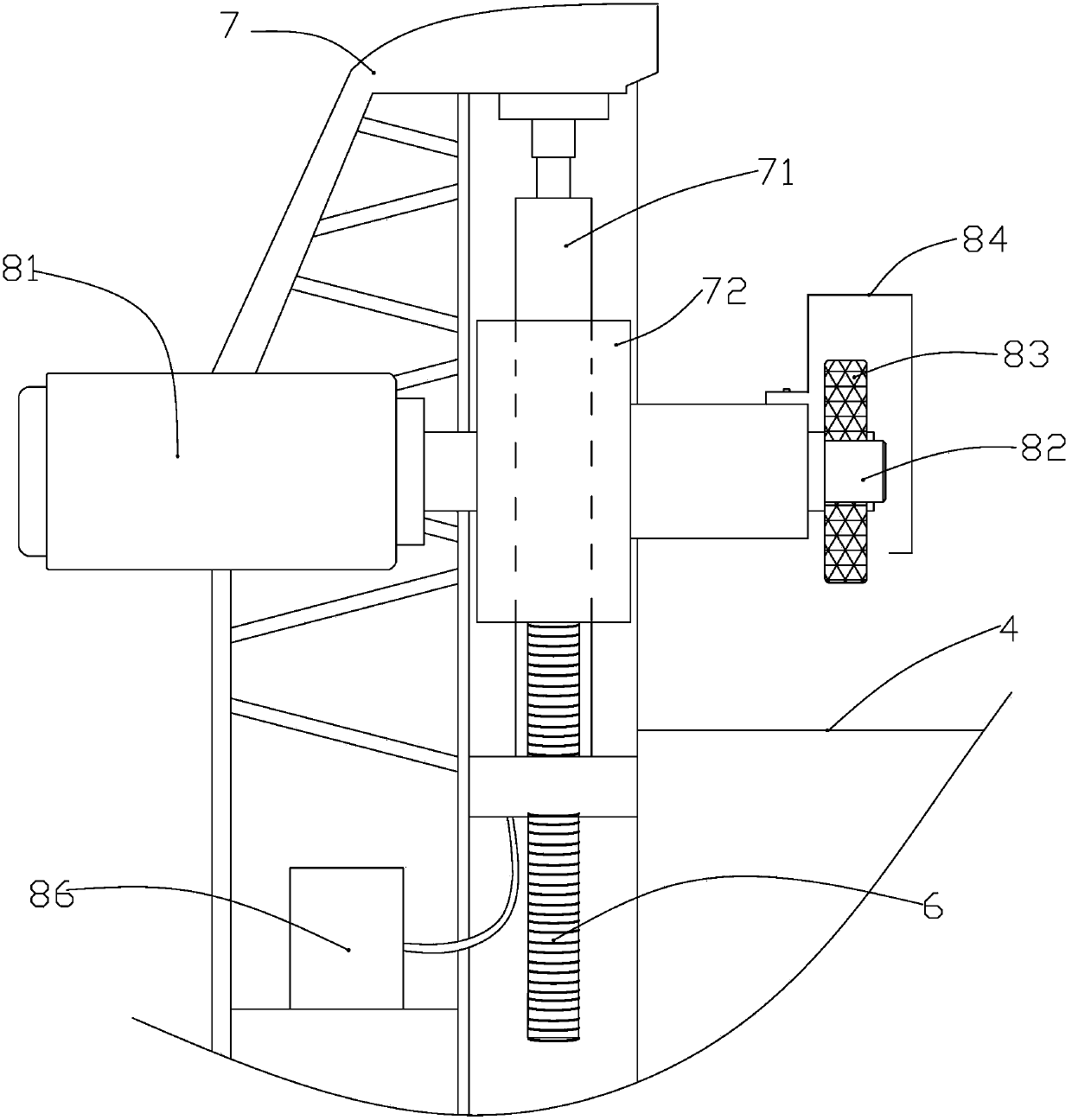 Novel numerical control flat grinder