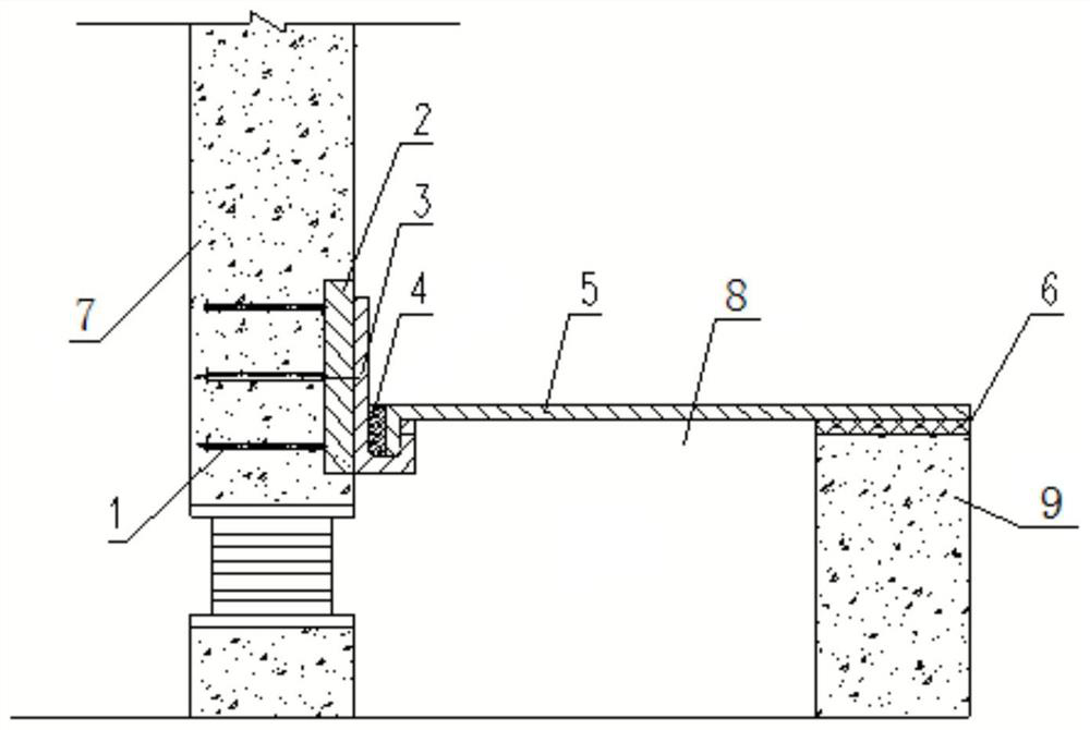 Prefabricated assembly type seismic isolation ditch cover plate device