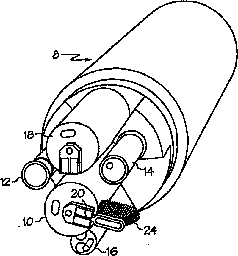 Device for cleaning water quality sensors