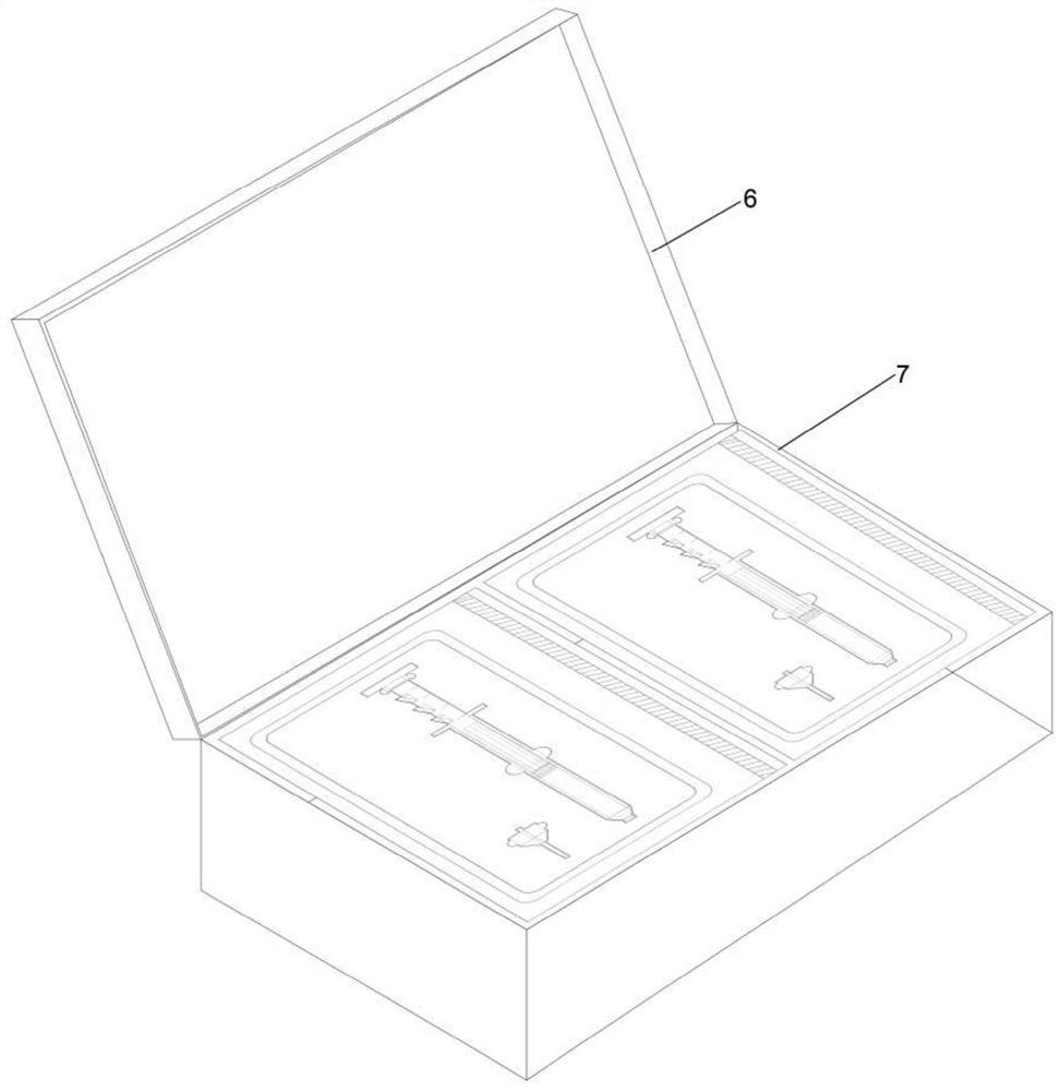 Pen injector borosilicate glass sleeve injection box and methotrexate injection packaged by the same