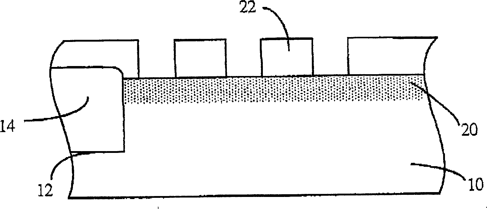 Structure of channel shielded Rom memory unit and producing method thereof