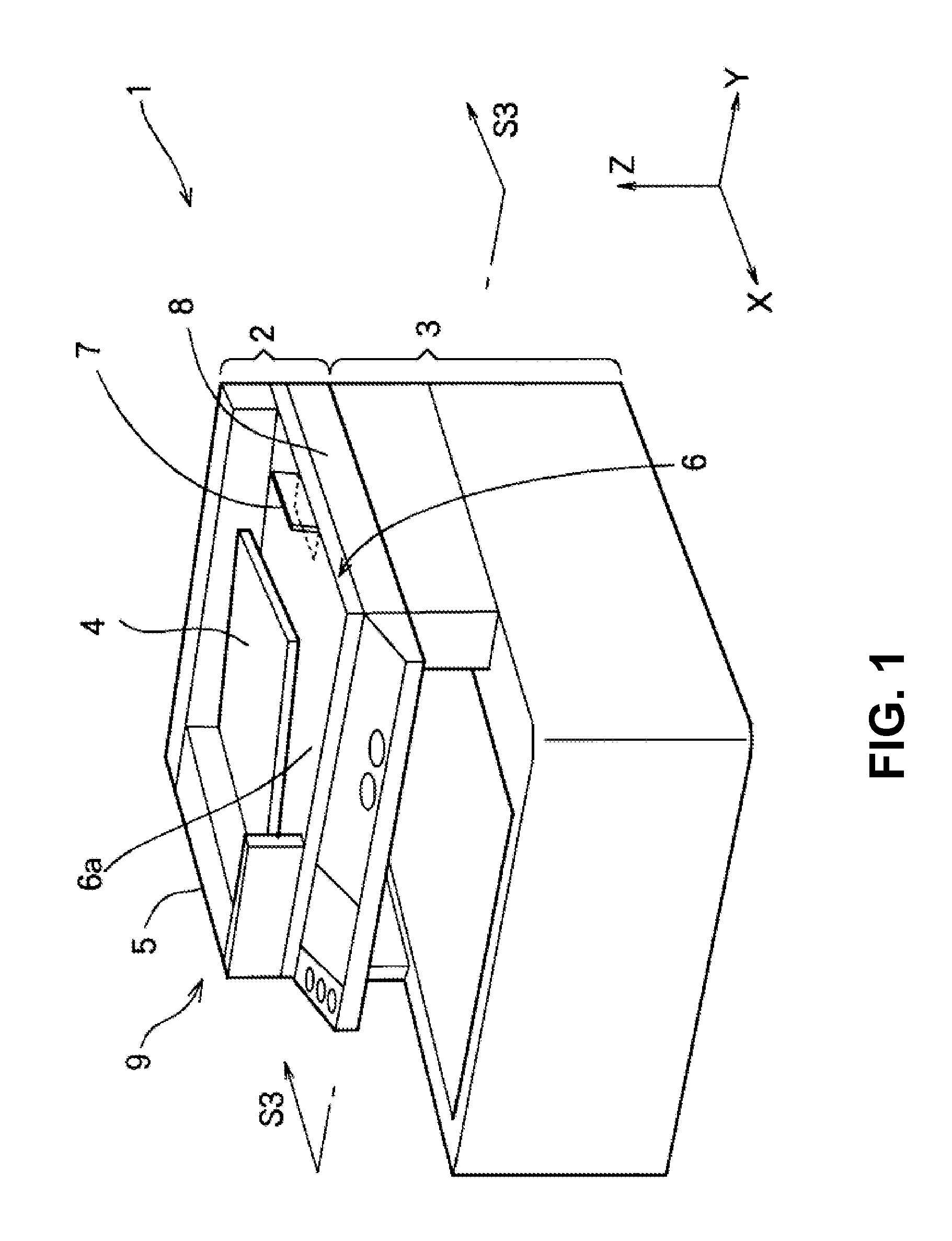 Medium mounting device, medium reading device, and multifunction product