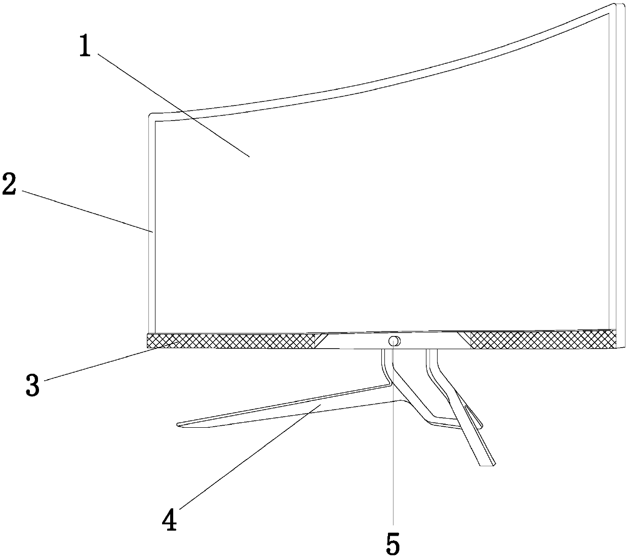 Anti-static liquid crystal display screen