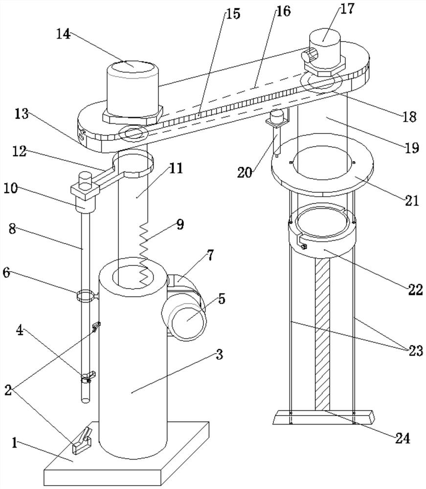 An automatic measuring device and method for river and lake ice