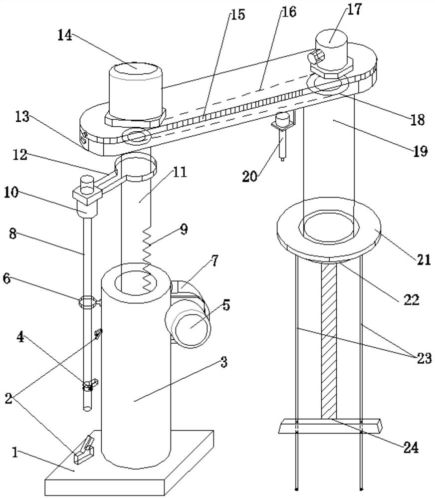 An automatic measuring device and method for river and lake ice