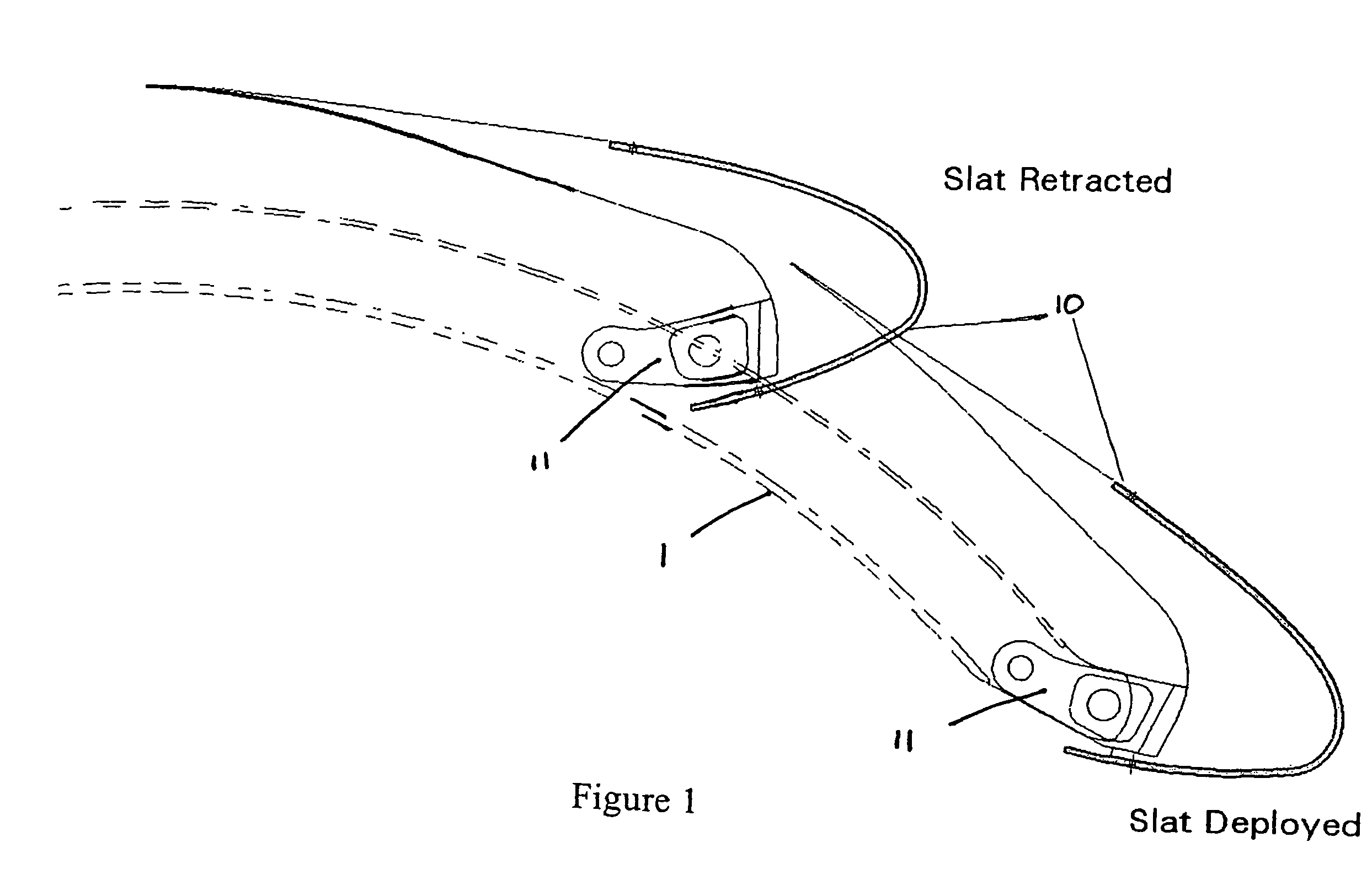 Aircraft wing slat