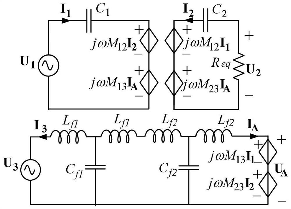 Three-coil battery wireless charging system adaptive to battery charging curve