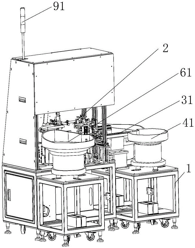 Full-automatic assembling apparatus for connector protective jackets