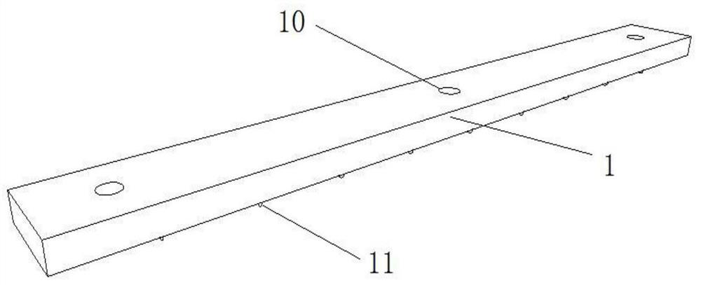 A prestressed self-maintaining composite beam without web reinforcement based on slow bonded prestressed UHPC permanent formwork and its construction method