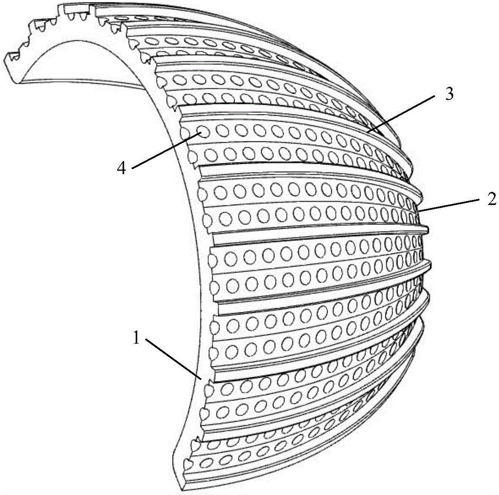 Underwater noiseless, drag-reducing and antifouling bionic housing