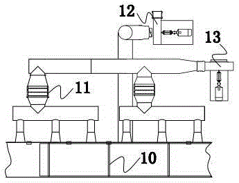 Plastic foam particle laminating dryer