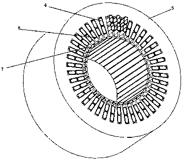 Slot insulation method of flat wire motor stator