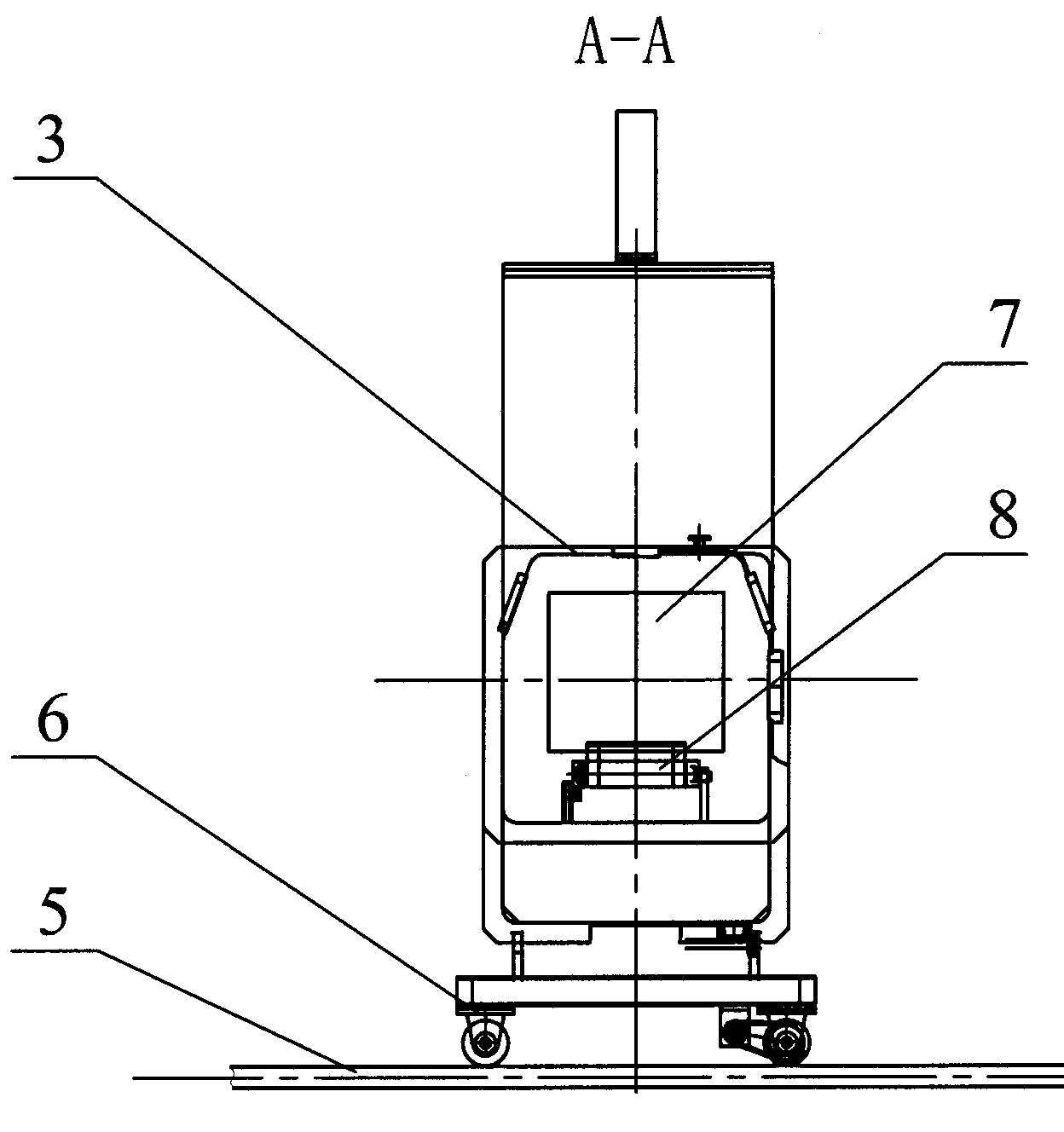 Vacuum sintering furnace combined movable protection charging glove box