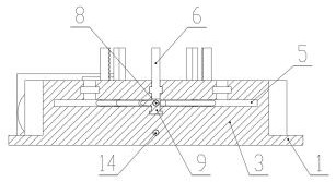 Automatic clamping device for industrial production