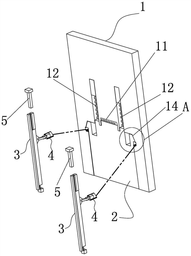 Card inserting and elastic retreating mechanism