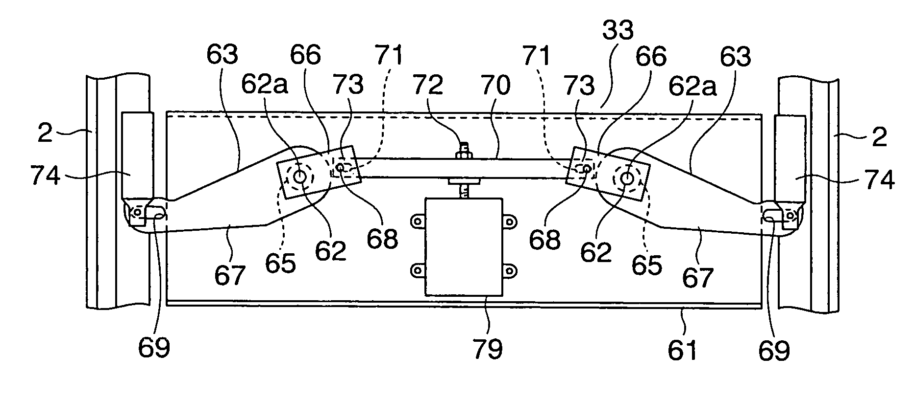 Emergency stop device of elevator