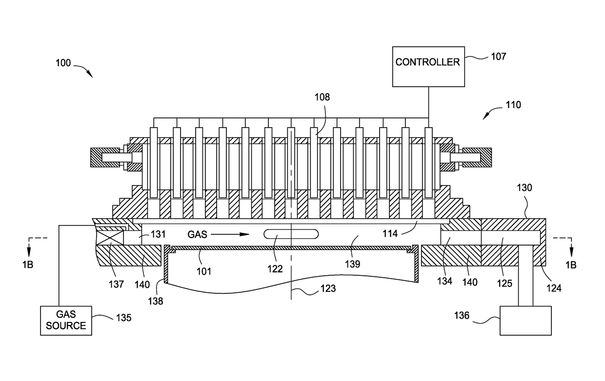 Side inject nozzle design for processing chamber