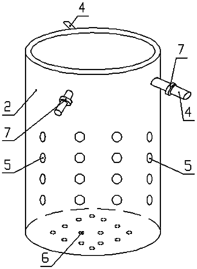 Barrel-shaped tungsten crucible