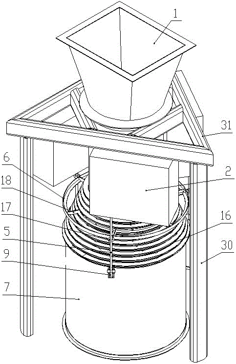 Electric hoist-driven discrete material anti-delamination storage system