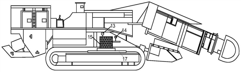 Drilling-pressing-digging integrated hard rock tunneling equipment