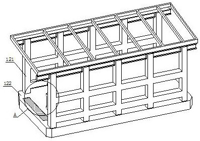 A municipal building with high-rise automatic ventilation and temperature control structure