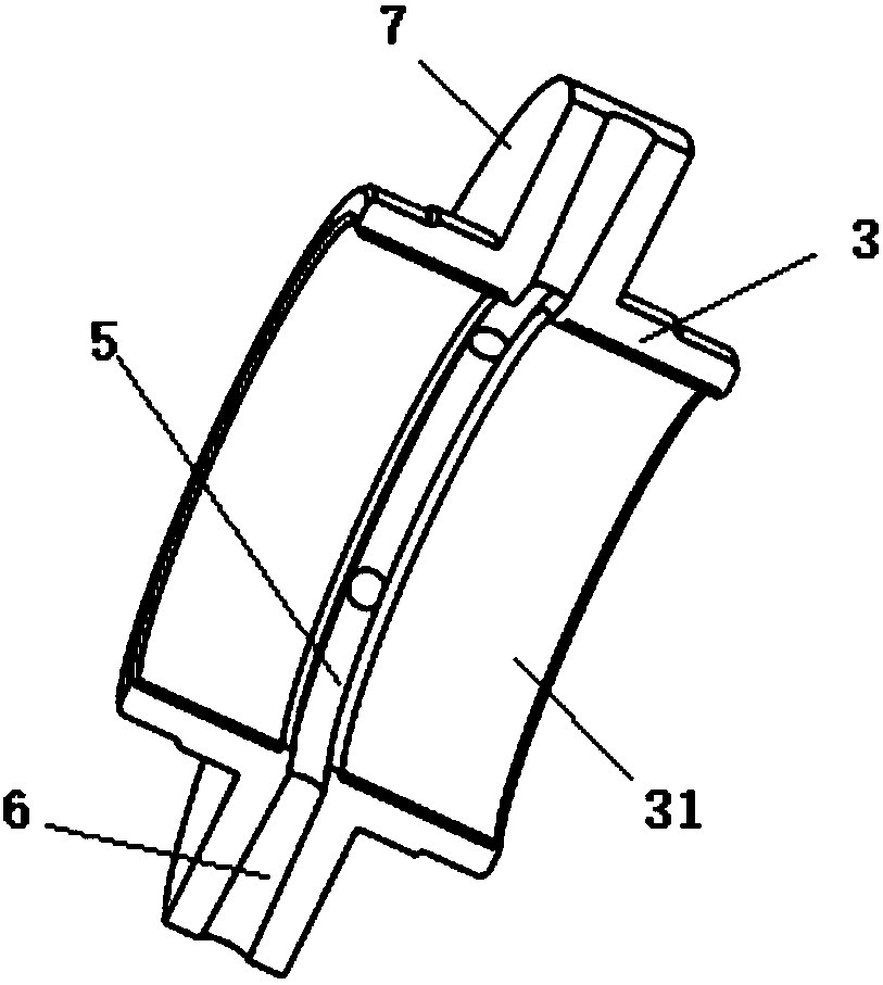 Aviation engine labyrinth seal structure with tapered leading air holes