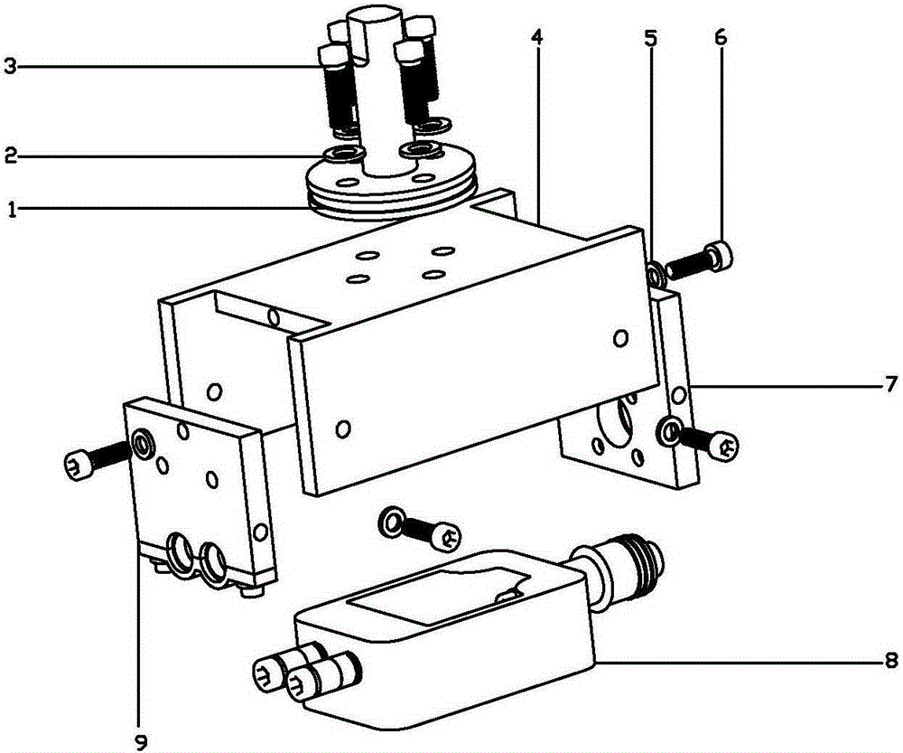 Grinding head capable of achieving end face ultrasound-assisted grinding and polishing